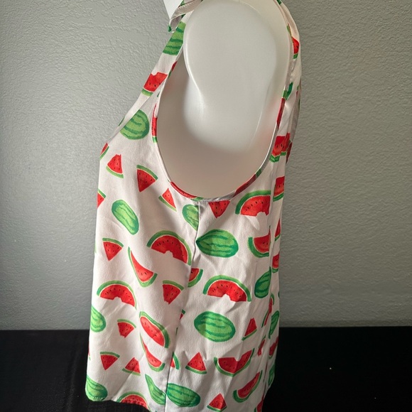LeLis women’s watermelon tie strap tank size M. - Picture 3 of 5